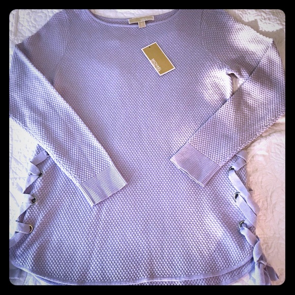Michael Michael KORS thick waffle knit top NWT - Picture 1 of 4